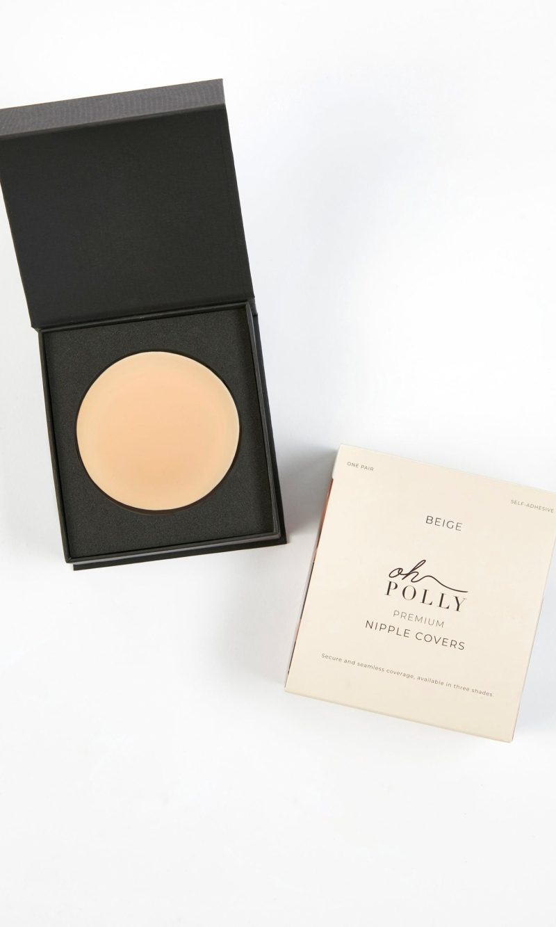 Reusable Silicone Nipple Covers in Beige
