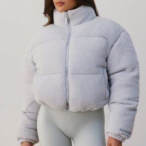 Puffer Jacket in Fog