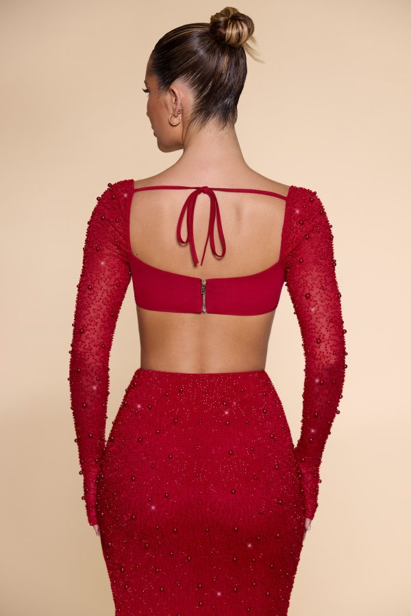 4558_4567_13_La-Desirade-Red-Long-Sleeve-Cowl-Neck-Top-Bordeaux-Red-Thigh-Split-Skirt.jpg