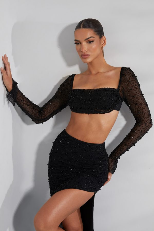 4558_4567_6_LaDesirade_Bordeaux-Black-Long-Sleeve-Cowl-Neck-Top-Thigh-Split-Skirt.jpg