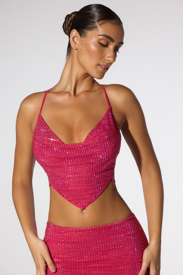7241_7242_10_Hot-Pink-Cowl-Neck-Cross-Back-Top-Mini-Skirt.jpg