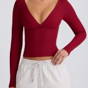 core-sweats-ribbed-modal-ruched-v-neck-top-burgundy_5_25012806348.jpg