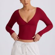 core-sweats-ribbed-modal-ruched-v-neck-top-burgundy_7_25012806348.jpg