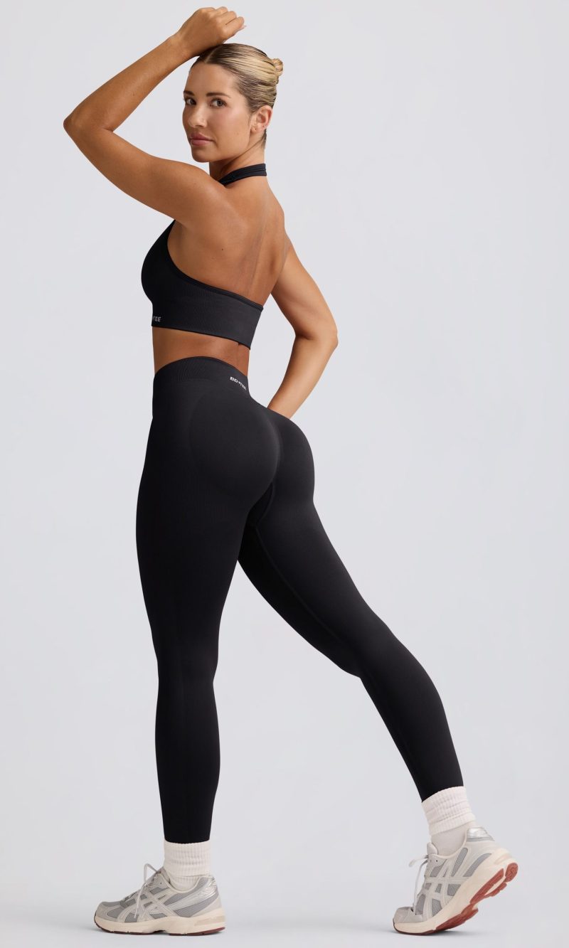 Define Luxe High-Waist Leggings in Black