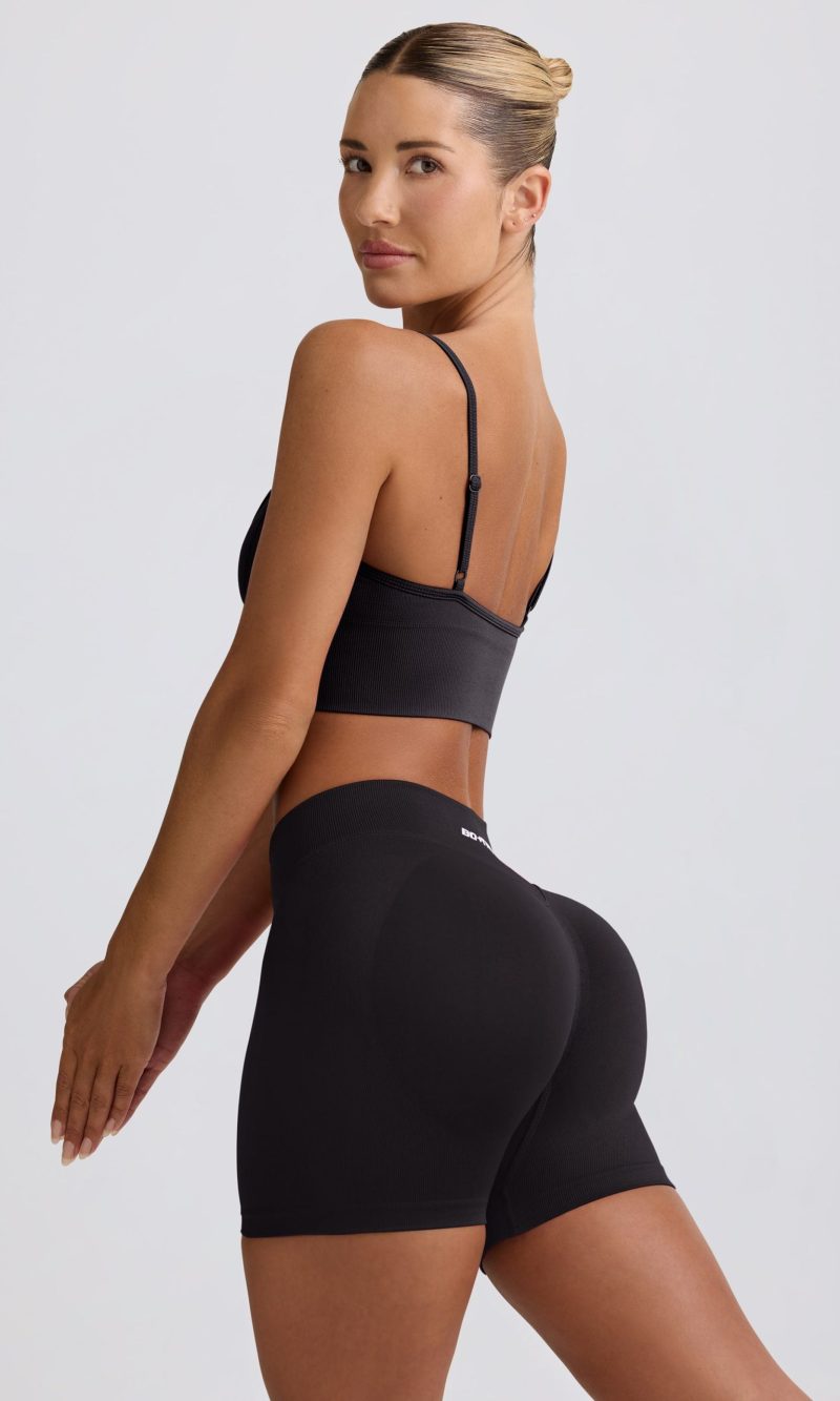 Define Luxe Mini Shorts in Black