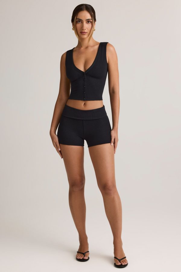 lisha-modal-ribbed-mid-rise-foldover-shorts-black_1_250501125846.jpg