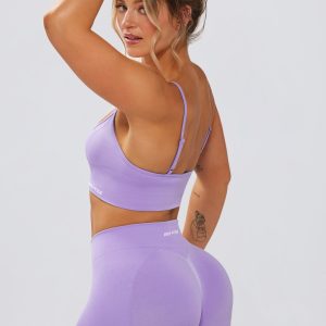 Define Luxe Mini Shorts in Lilac