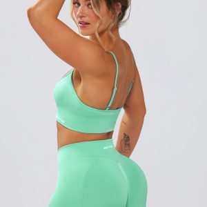 Define Luxe Mini Shorts in Mint