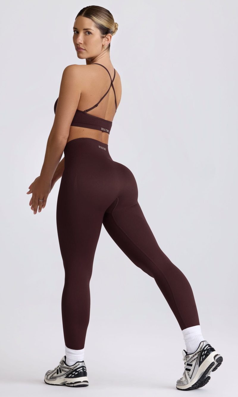Super Sculpt Seamless High-Waist Leggings in Chocolate