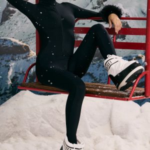Super Sculpt Seamless Base Layer Jumpsuit in Black