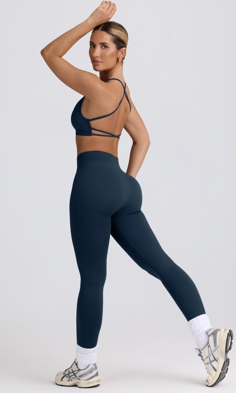 Super Sculpt Seamless High-Waist Leggings in Blue