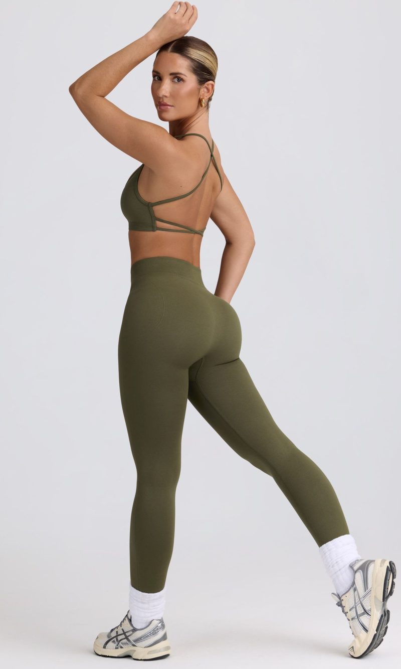 Super Sculpt Seamless High-Waist Leggings in Light Green