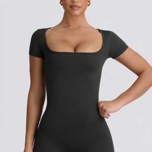 Super Sculpt Seamless T-Shirt in Ash