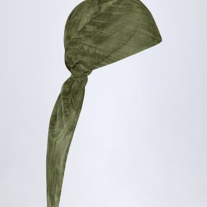 Headscarf in Green Print
